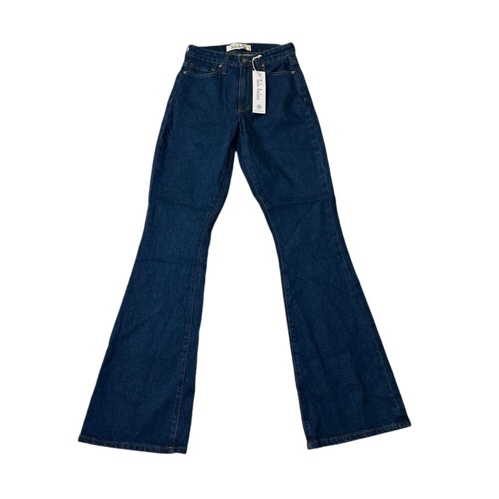 Nelle Atelier The High Waisted Flare Jeans Size 24 NWT